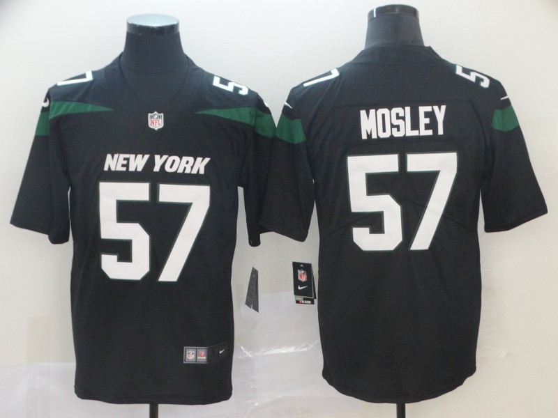 Men's New York Jets #57 C.J. Mosley Black Vapor Untouchable Limited Stitched NFL Jersey